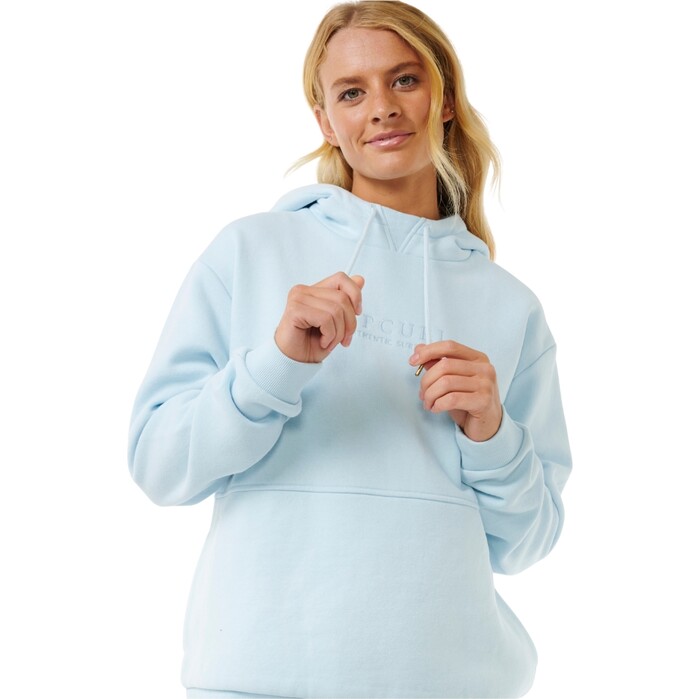 2024 Rip Curl Frauen Premium Surf Hoodie GFEDU9 - Light Blue